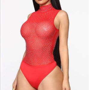 NWT Fashion Nova Studded Bodysuit